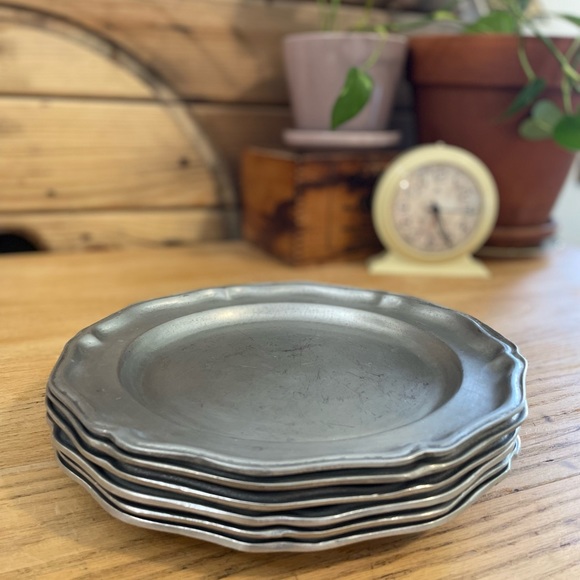 Wilton Armetale Dining Vintage Wilton Rwp Pewter Dinner Plates